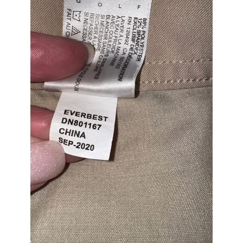 Dunning Mens Golf Pants‎ Size 32/32 Beige Stretch Athletic Performance - Picture 8 of 8